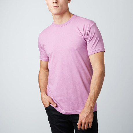 Tri-Blend Dyed Crewneck T-Shirt // Lavender (S)