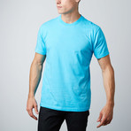 Tri-Blend Dyed Crewneck T-Shirt // Sky Blue (2XL)