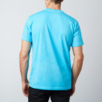 Tri-Blend Dyed Crewneck T-Shirt // Sky Blue (2XL)