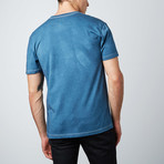 Tri-Blend Dyed Crewneck T-Shirt // Teal (2XL)