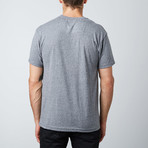 Tri-Blend Crewneck T-Shirt // Heather Black + Heather Grey // Pack of 2 (2XL)