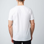 Tri-Blend V-Neck T-Shirt // Heather Black + Heather White // Pack of 2 (M)