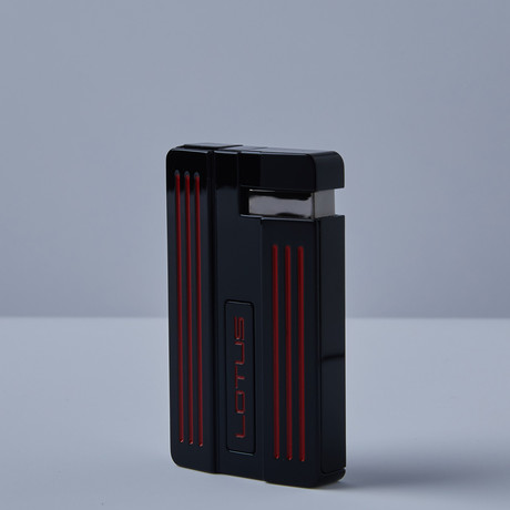 Moto // Torch Flame Lighter // Gray + White (Black + Red)