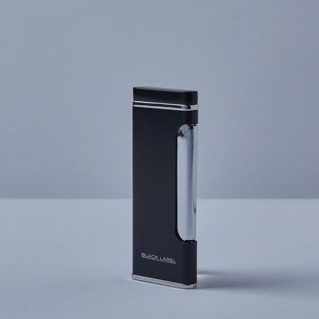 Stanley Slim Line Coil Flame Lighter (Black Matte + Chrome)