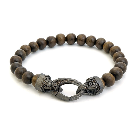 IsKandar Spiritual Stone Bracelet // Brown (7-8")