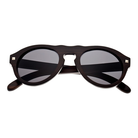 Sunset Sunglasses (Espresso Frame // Black Lens)