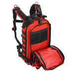 Magforce 3P Backpack // Red + Black