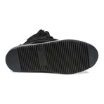 Mojoo Suede Lace-Up Boot // Black (US: 7)