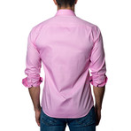 Solid Button-Up // Pink (S)