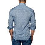 Jared Lang // Mike Long Sleeve Shirt // Blue (S)