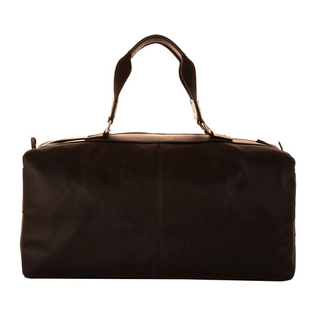 BD101 Vintage Leather Travel Bag (Bordeaux)