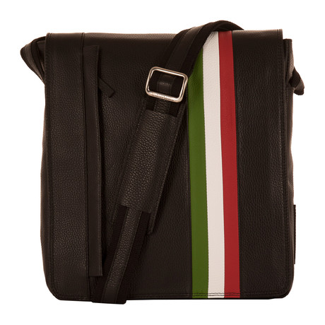 Italian Flag Bag // Black (Small)