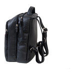 Italy Leather Backpack // Large // Black