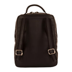 BZ101 Leather Backpack // Large (Black)