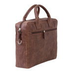 L101 Vintage Leather Briefcase (Brown)