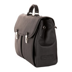 WR001 Leather Work Bag (Black)