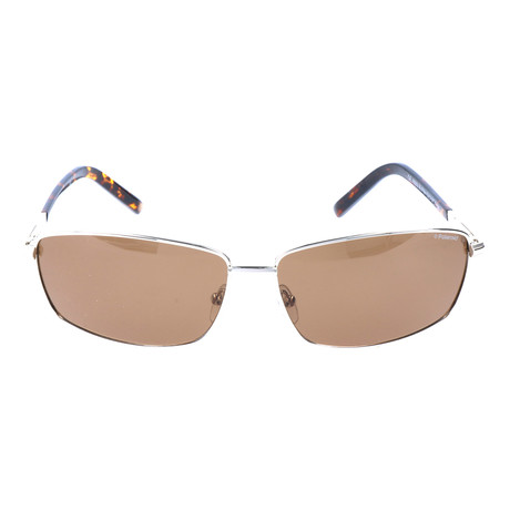 Rectangle Sunglasses // Gold + Brown