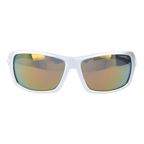 Rectangular Sport Sunglasses // Pearl + Multi
