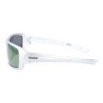 Rectangular Sport Sunglasses // Pearl + Multi