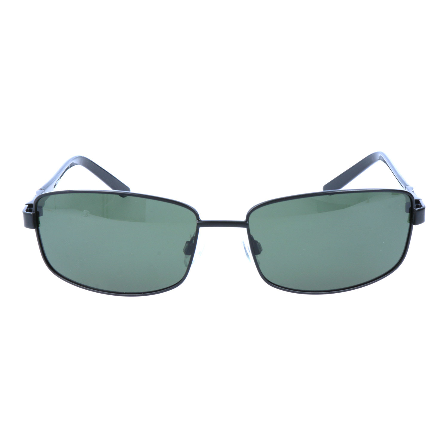 Slim Rectangle Sunglasses // Black - Polaroid - Touch of Modern