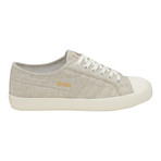 Coaster Linen Low Top Plimsoll // Oatmeal + Off White (US: 11)