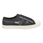 Coaster Low Top Plimsoll // Black + Off White (US: 10)