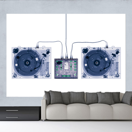 X-Ray DJ Decks // Wall Mural