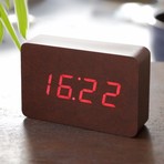 Brick Click Clock // Leatherette