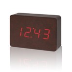Brick Click Clock // Leatherette