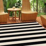 Garden City Florence Transitional Rug // Black