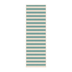 Garden City Florence Transitional Rug // Aqua (2'7"L x 7'3"W)