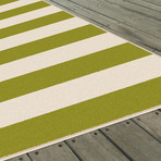 Garden City Florence Transitional Rug // Green (2'7"L x 7'3"W)