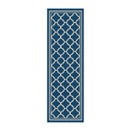 Garden City Tangier Transitional Rug // Navy (2'7"L x 7'3"W)