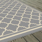 Garden City Tangier Transitional Rug // Gray (2'7"L x 7'3"W)