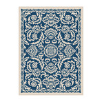 Garden City Basile Transitional Rug // Navy (2'7"L x 7'3"W)