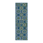 Garden City Quinn Transitional Rug // Navy (2'7"L x 7'3"W)