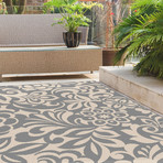 Garden City Tahari Transitional Rug // Gray (2'7"L x 7'3"W)