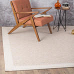 Serenity Largo Modern Rug // Taupe (2'4"L x 7'2"W)