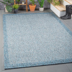 Serenity Largo Modern Rug // Denim (2'4"L x 7'2"W)