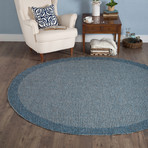 Serenity Largo Modern Rug // Denim (2'4"L x 7'2"W)