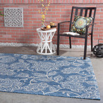 Veranda Venice Transitional Rug // Indigo (2'7"L x 7'3"W)