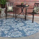 Veranda Venice Transitional Rug // Indigo (2'7"L x 7'3"W)