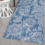 Veranda Venice Transitional Rug // Indigo (2'7"L x 7'3"W)