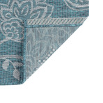 Veranda Venice Transitional Rug // Aqua (2'7"L x 7'3"W)