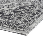 Veranda Vaux Traditional Rug // Black (2'7"L x 7'3"W)