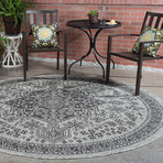 Veranda Vaux Traditional Rug // Black (2'7"L x 7'3"W)