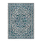 Veranda Vaux Traditional Rug // Aqua (2'7"L x 7'3"W)