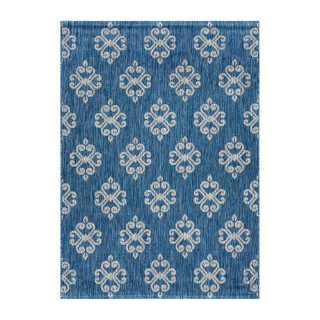 Veranda Vega Transitional Rug // Indigo (2'7"L x 7'3"W)