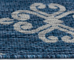 Veranda Vega Transitional Rug // Indigo (2'7"L x 7'3"W)