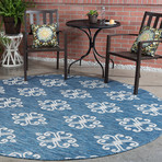 Veranda Vega Transitional Rug // Indigo (2'7"L x 7'3"W)